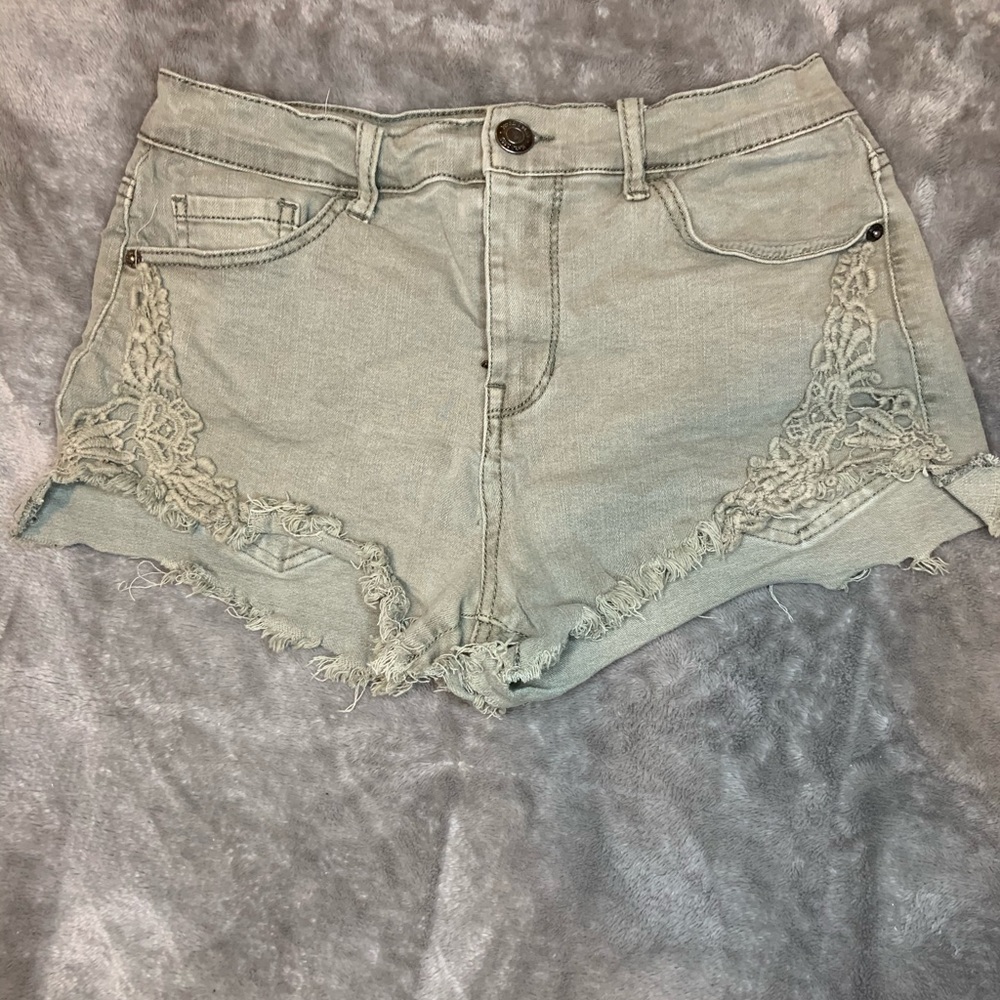 Green Mudd shorts